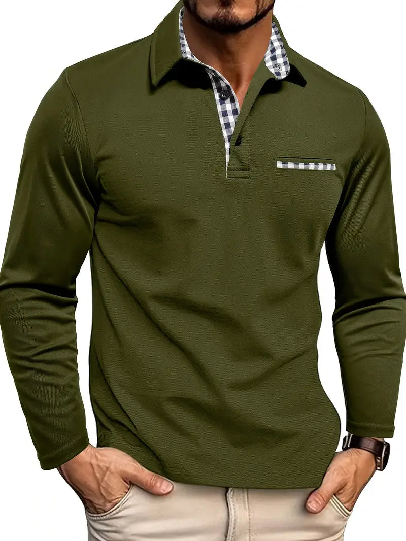 Levi - Polo con cuello a cuadros