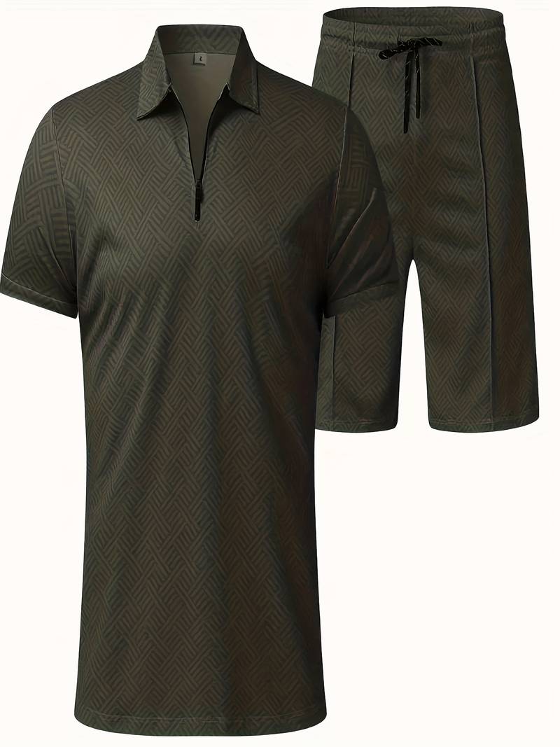 Theodore - Conjunto de 2 piezas para hombres, confort casual