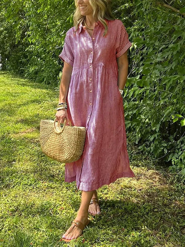 Corinne – Vestido camisa elegante para mujeres