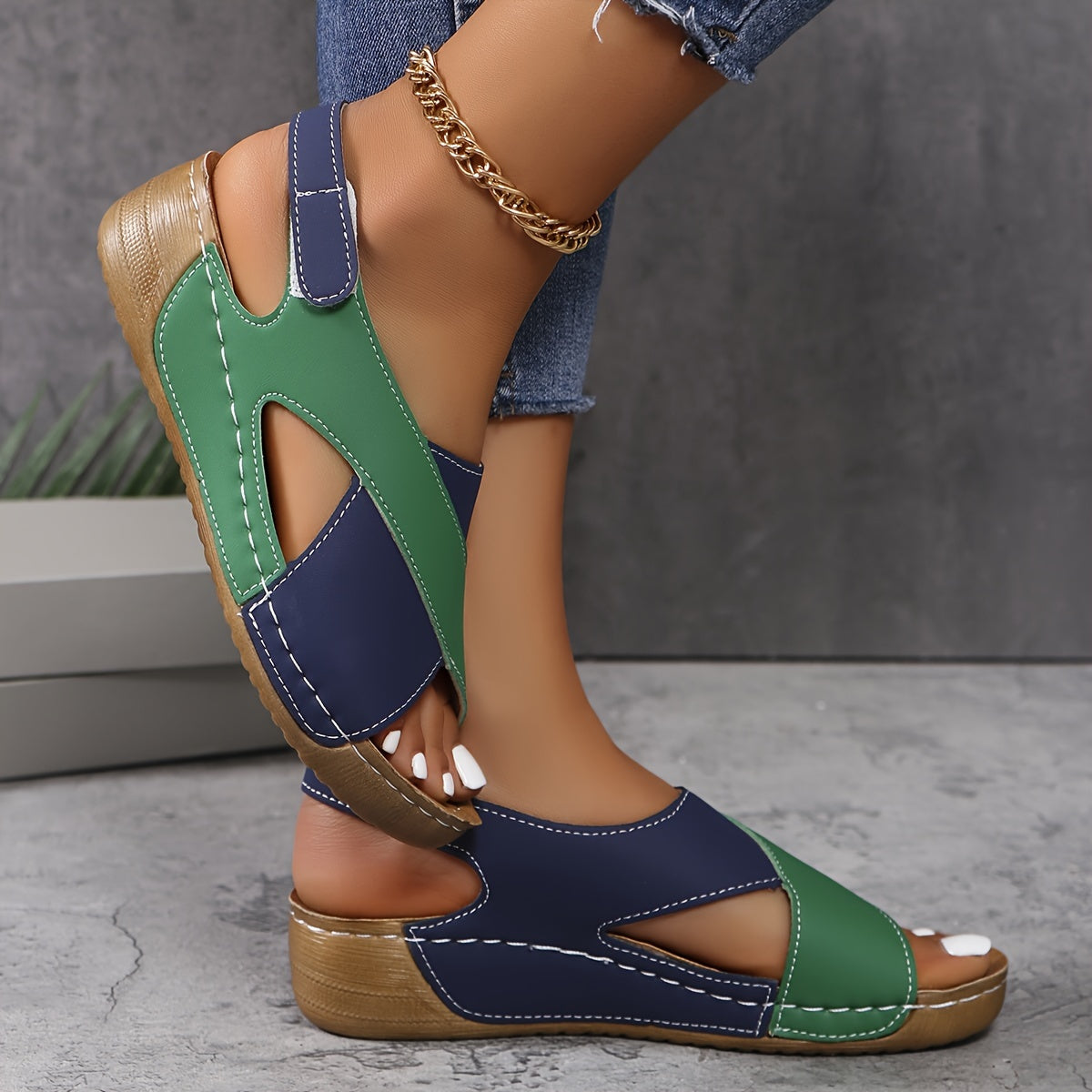 Marta - Sandalias ortopédicas cómodas para mujer, soporte