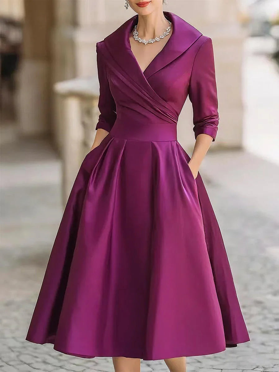 Reece – Vestido vintage elegante para mujer