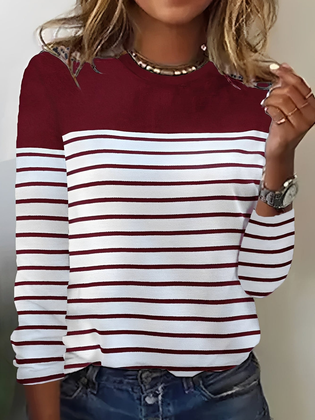 Samantha - Camisa de Manga Larga Mujer - Elegante y Casual