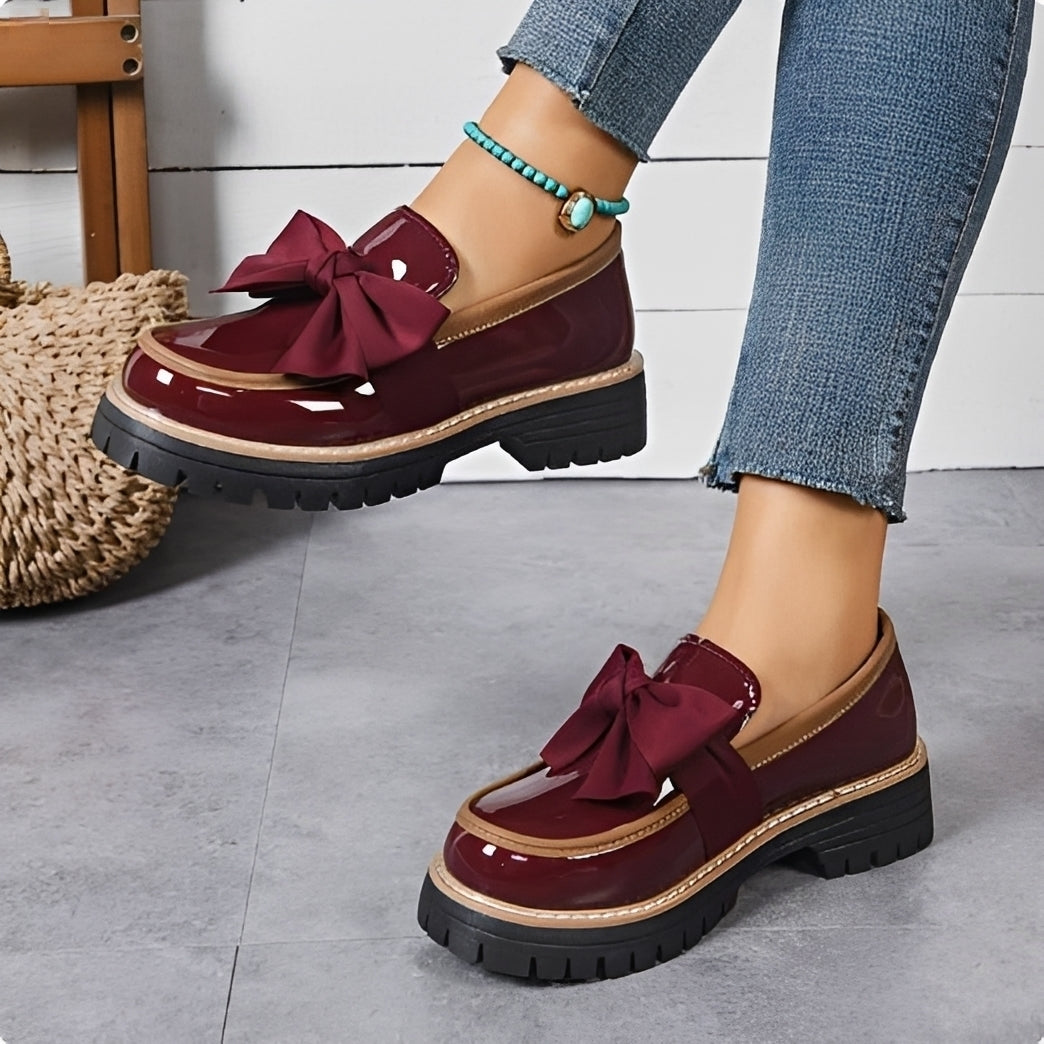 Miley - Mocasines Elegantes con Lazo