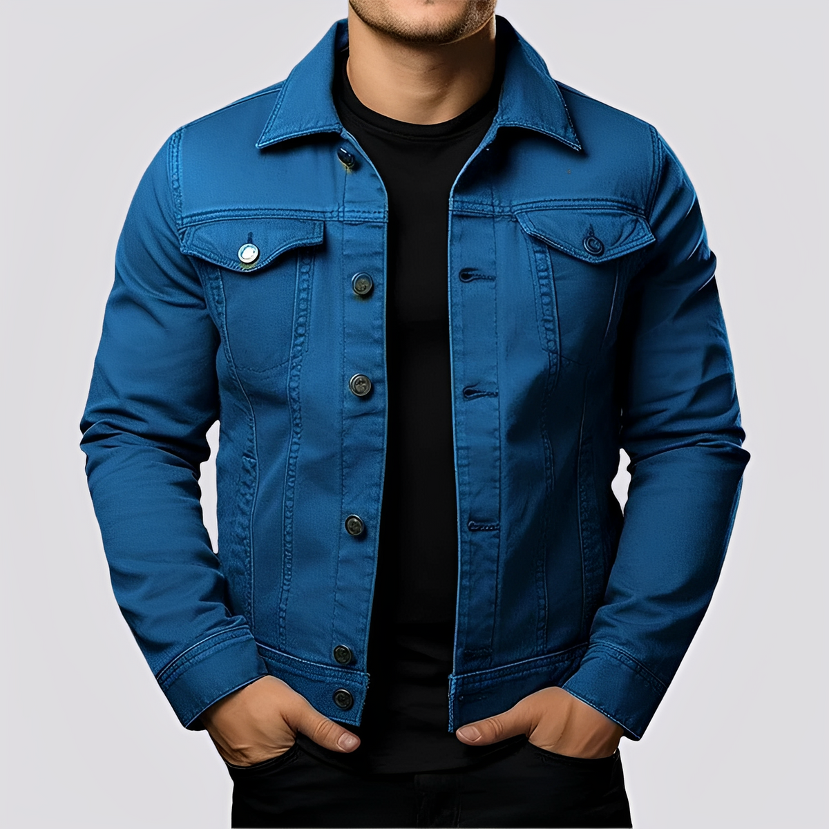Maxwell - Chaqueta clásica para hombres de material resistente