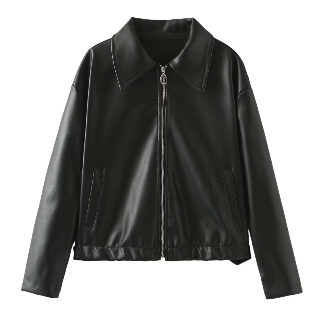 Karen - Chaqueta Suelta con Solapa
