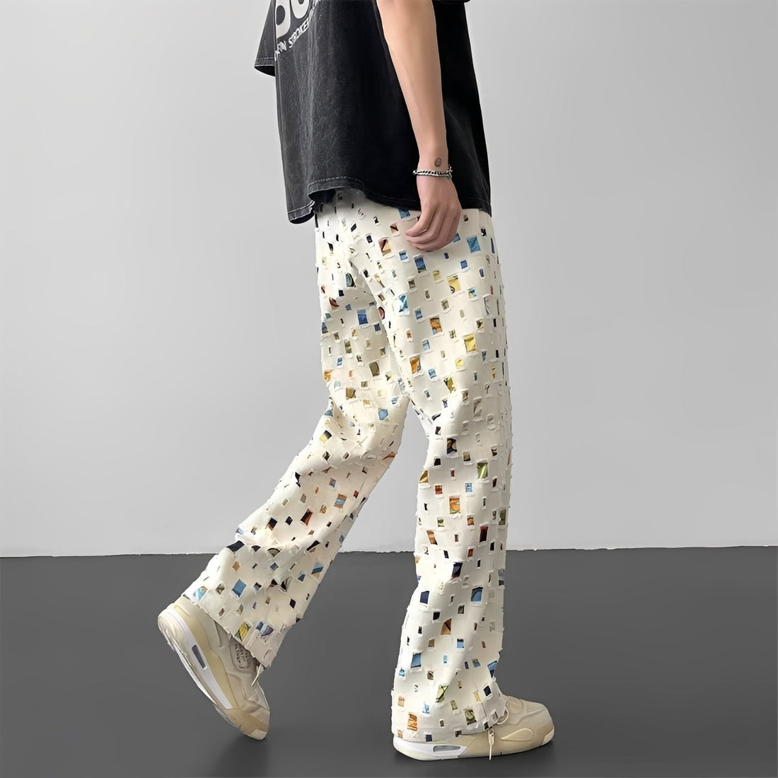 Tyrone - Pantalones de Corte Recto Elegantes