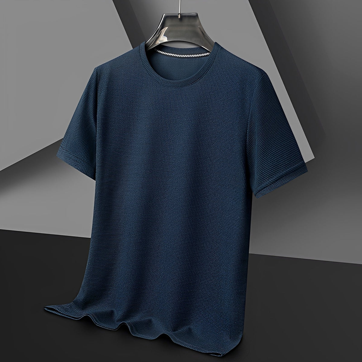 Jed - Camiseta de Waffle Casual