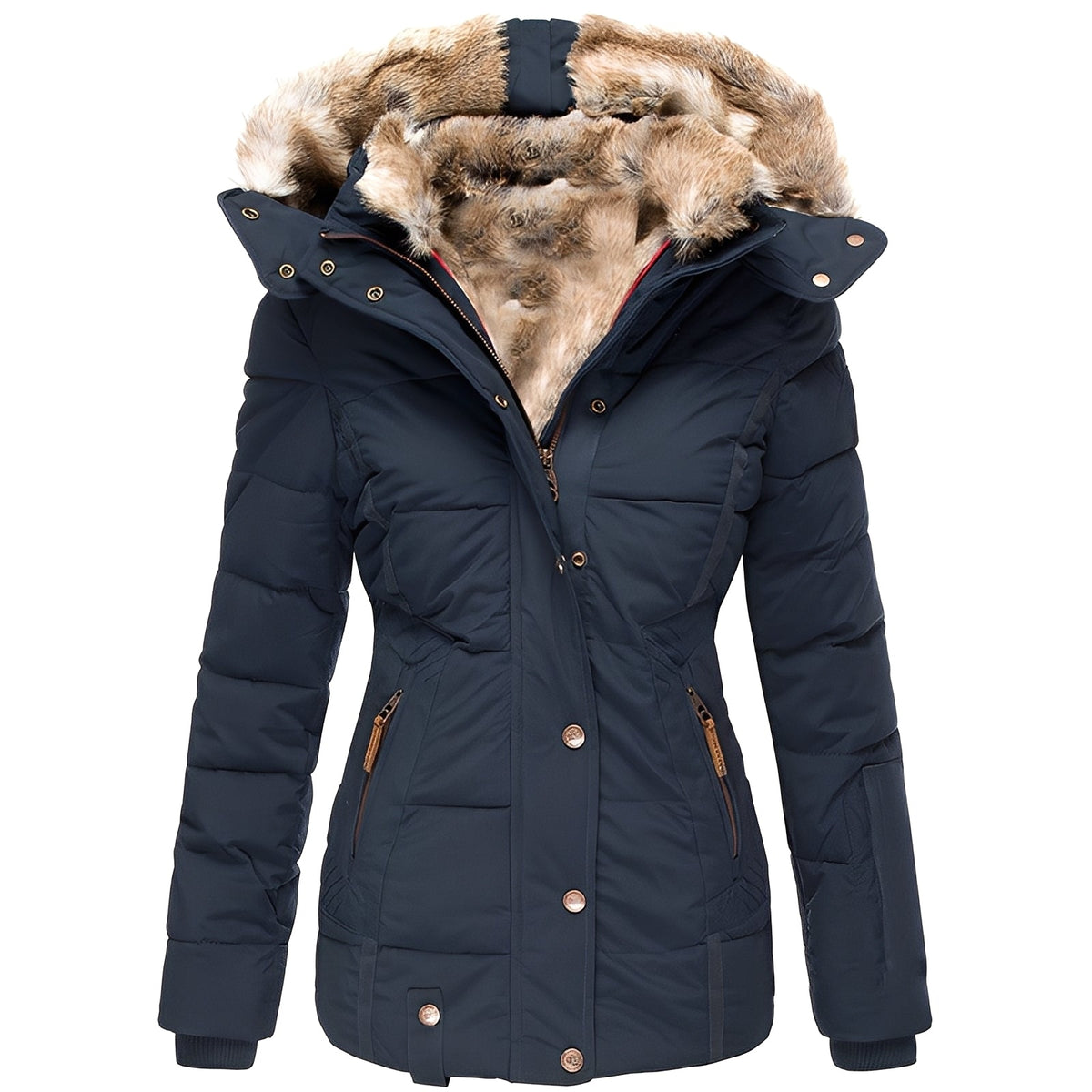 Romilly - Chaqueta moderna y abrigada con capucha