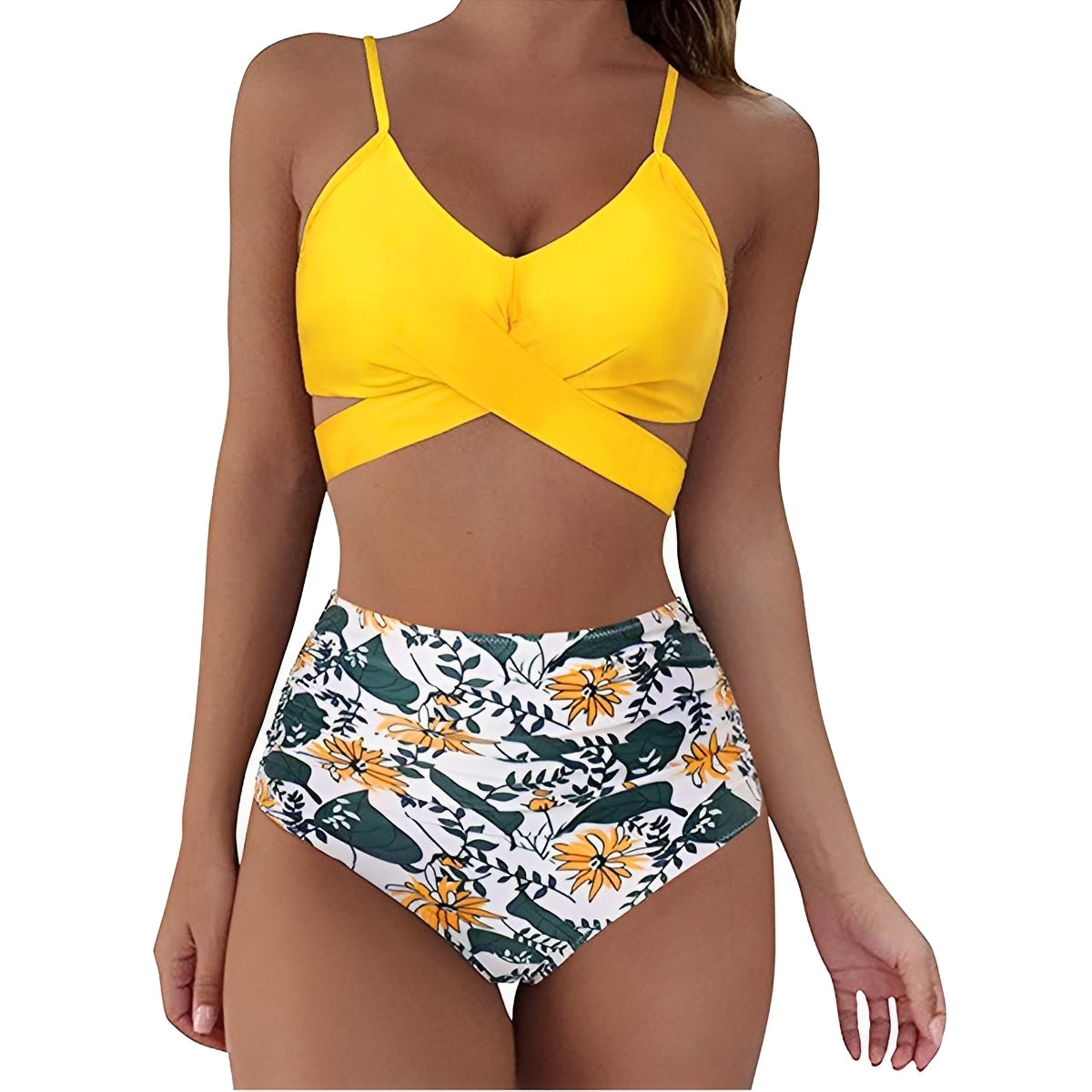 Rosie - Bikini elegante con cintura alta para mujeres