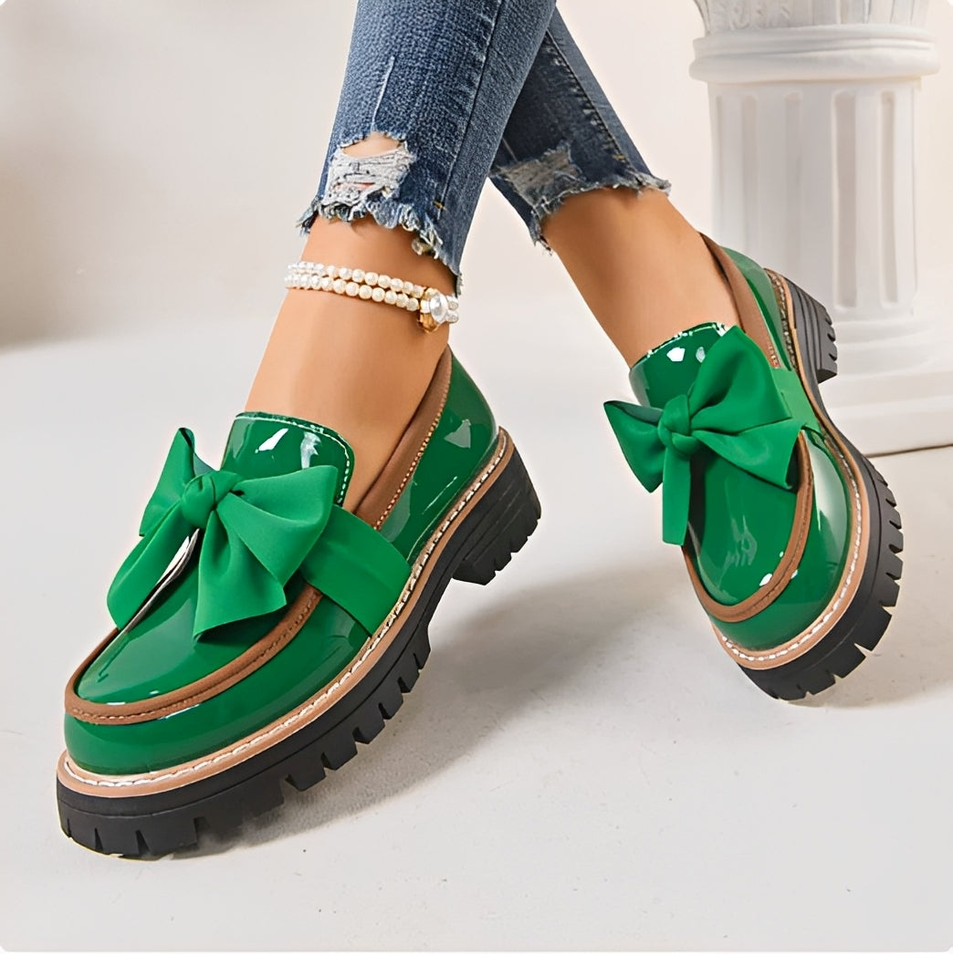 Miley - Mocasines Elegantes con Lazo