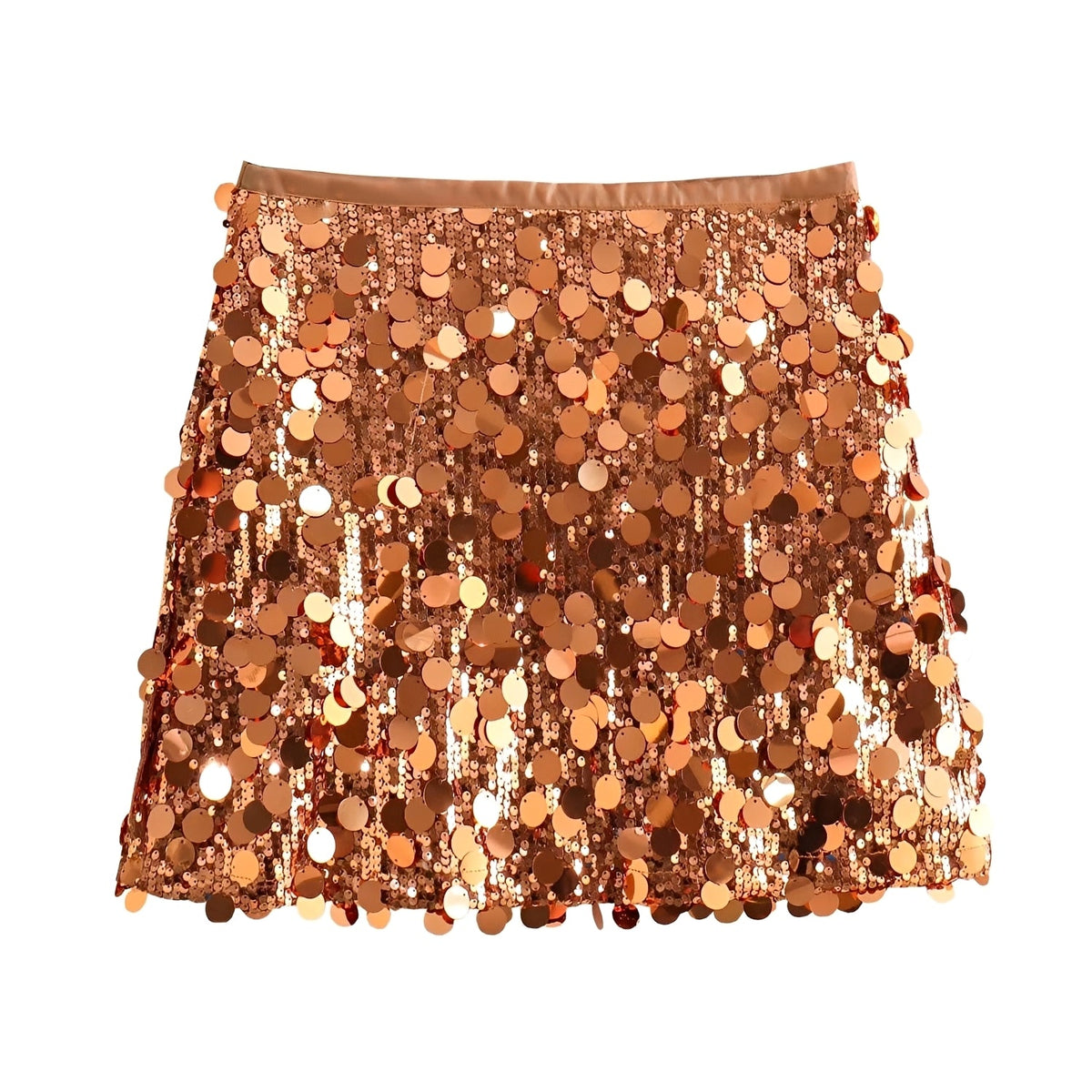 Abbey - Mini Falda Elegante con Lentejuelas