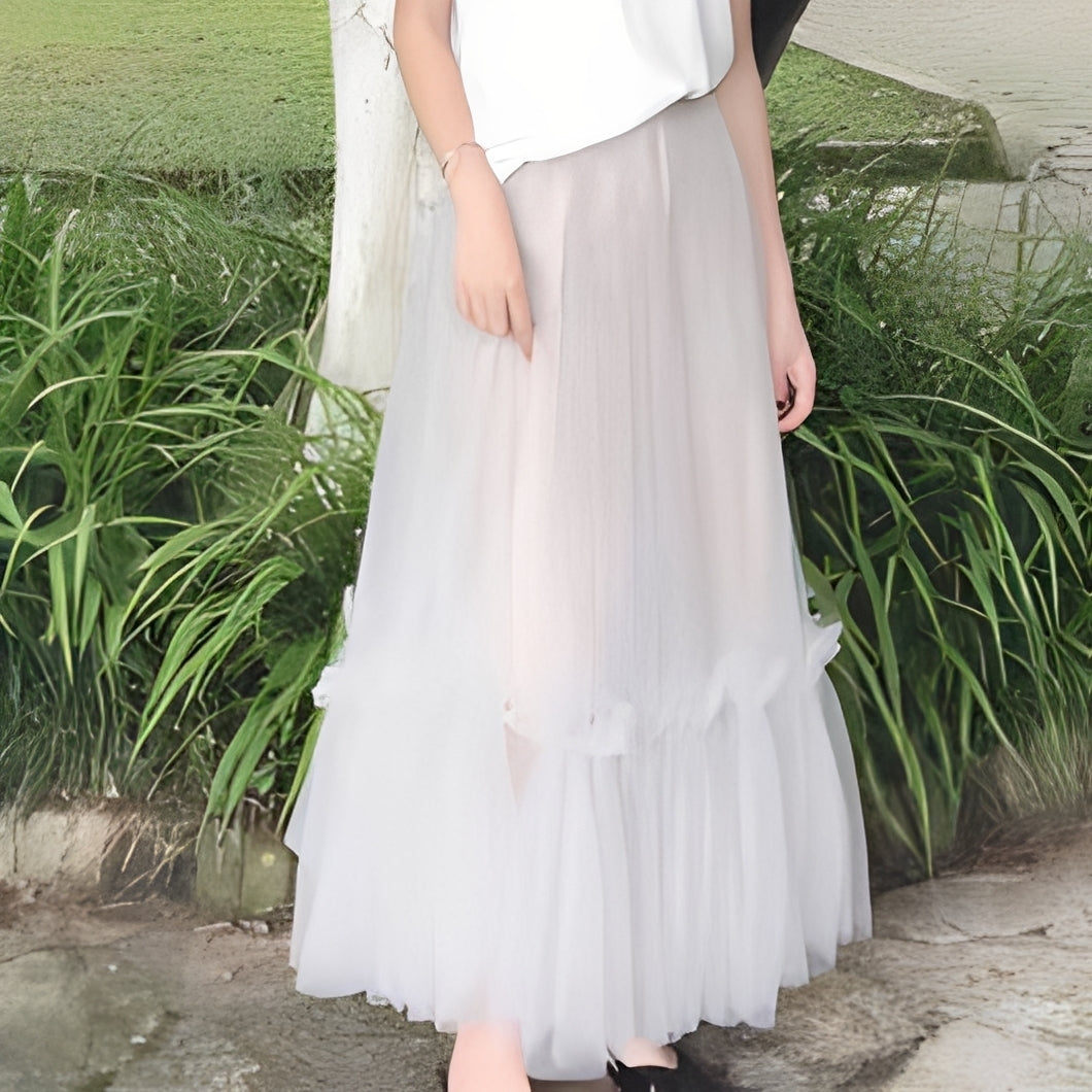 Madeline - Elegante falda con volantes para damas