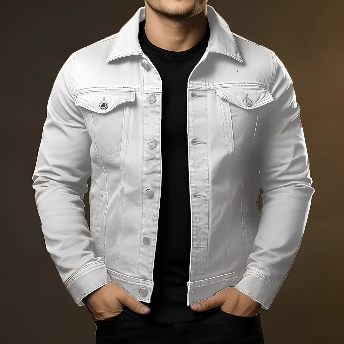 Leroy - Chaqueta vaquera elegante para hombres