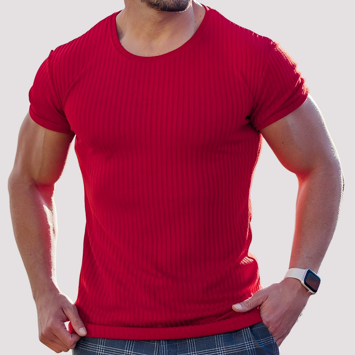 Jack - Camisetas Elásticas de Ajuste Delgado