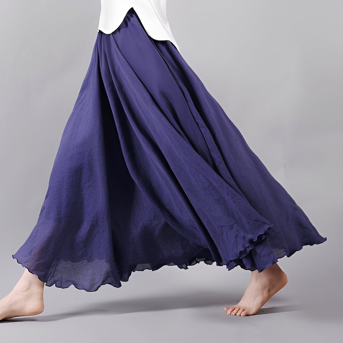 Alina - Falda Maxi Bohemia Fluyente