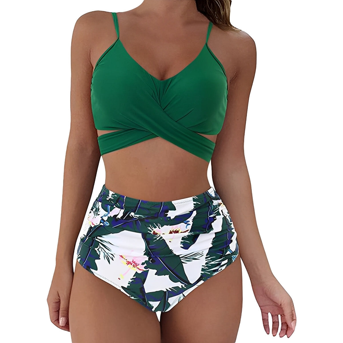 Rosie - Bikini elegante con cintura alta para mujeres