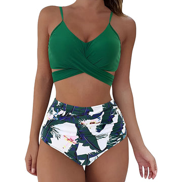 Rosie - Bikini elegante con cintura alta para mujeres