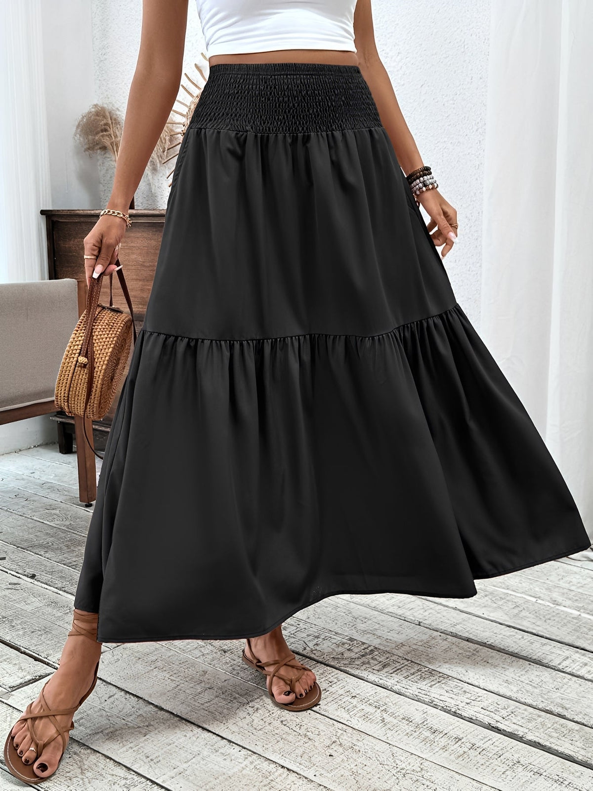 Zakaria - Falda Floral Elegante