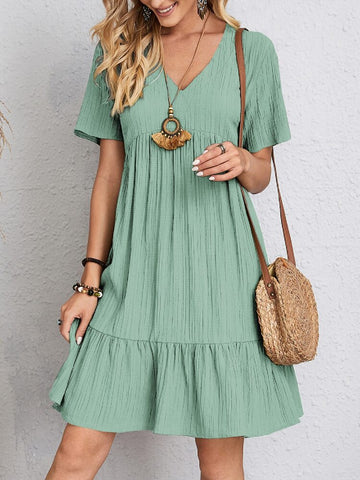 Rosie - Vestido Clásico con Cuello en V