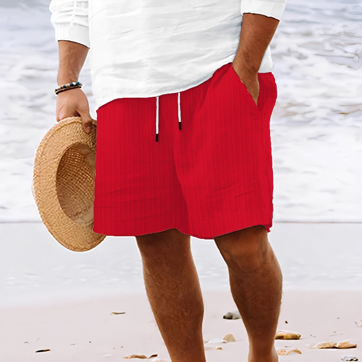 Edward - Pantalones cortos casuales y ligeros para hombres