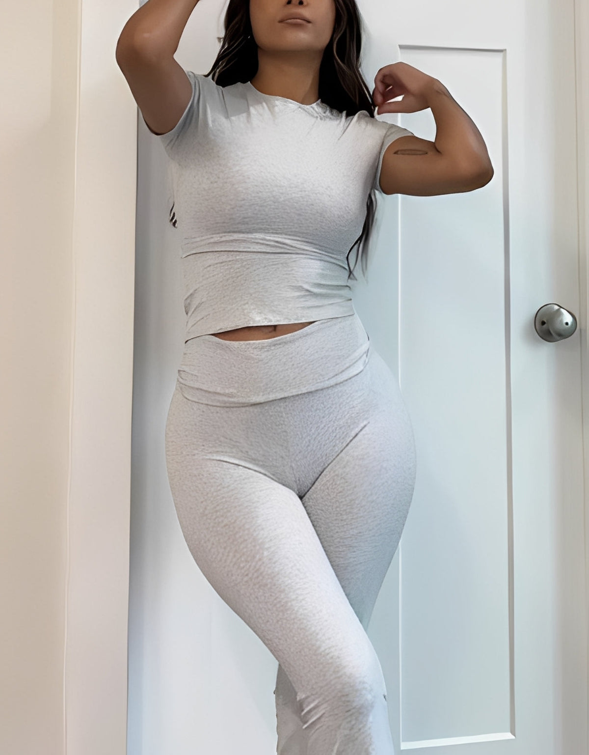 Sally - Conjunto de Estar en Casa Mujer - Atuendo Casual Ajustado