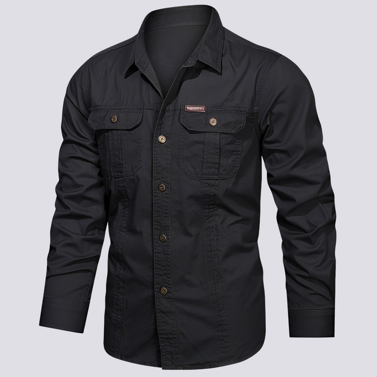 Franklin - Camisa Casual de Manga Larga