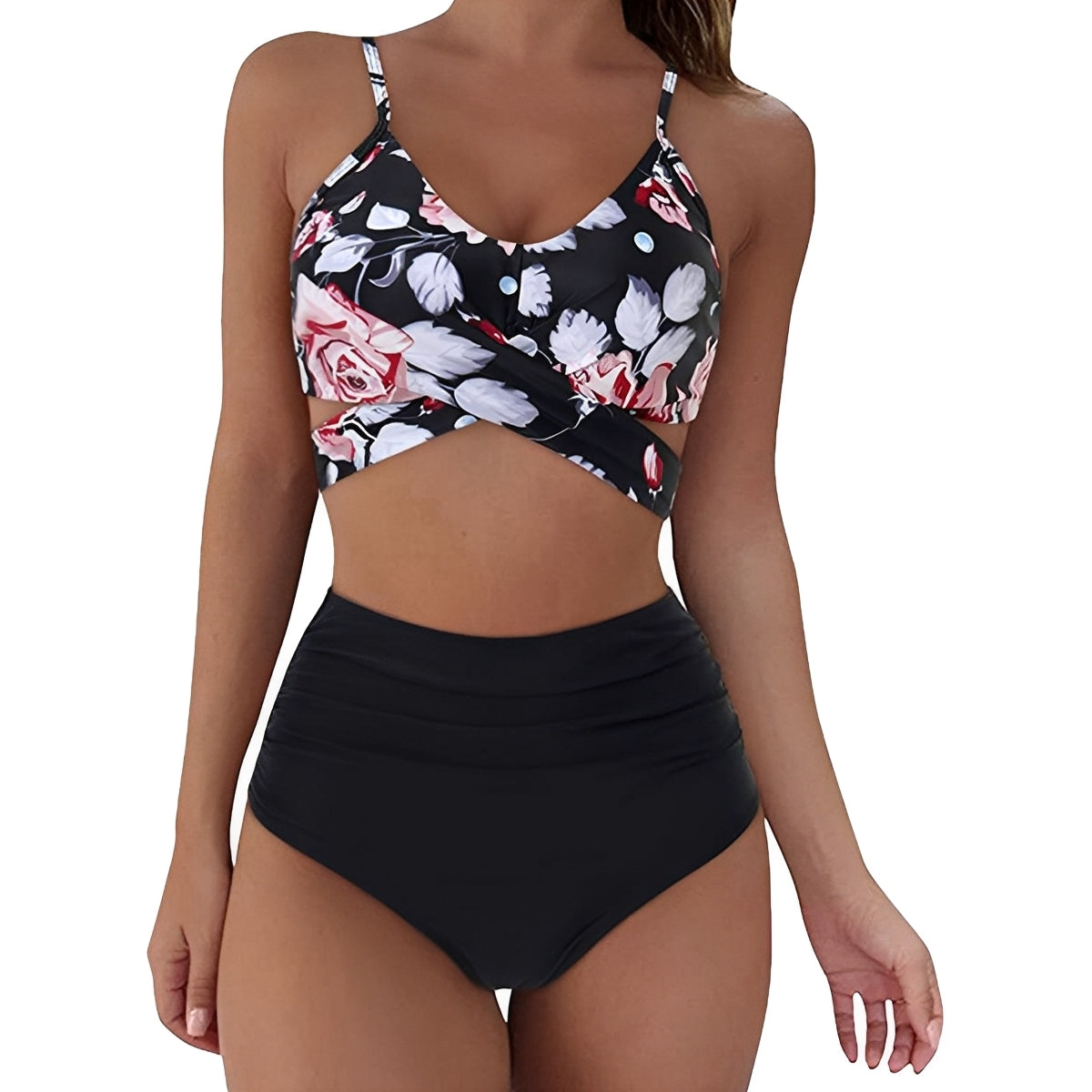 Rosie - Bikini elegante con cintura alta para mujeres