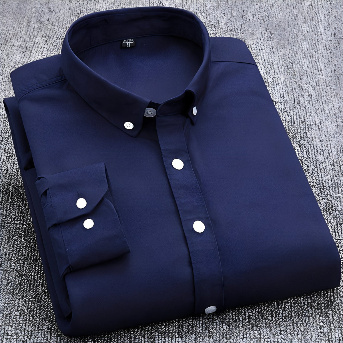Jezriel - Camisa de moda de manga larga con cuadros para hombre