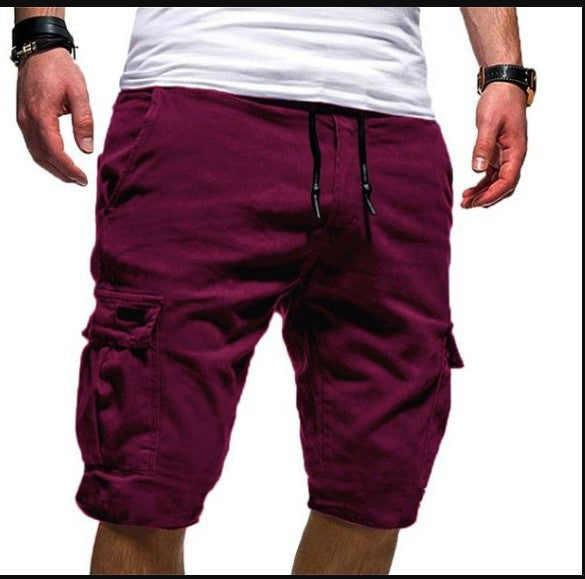 Bogdan - Shorts cargo sueltos de verano para hombre