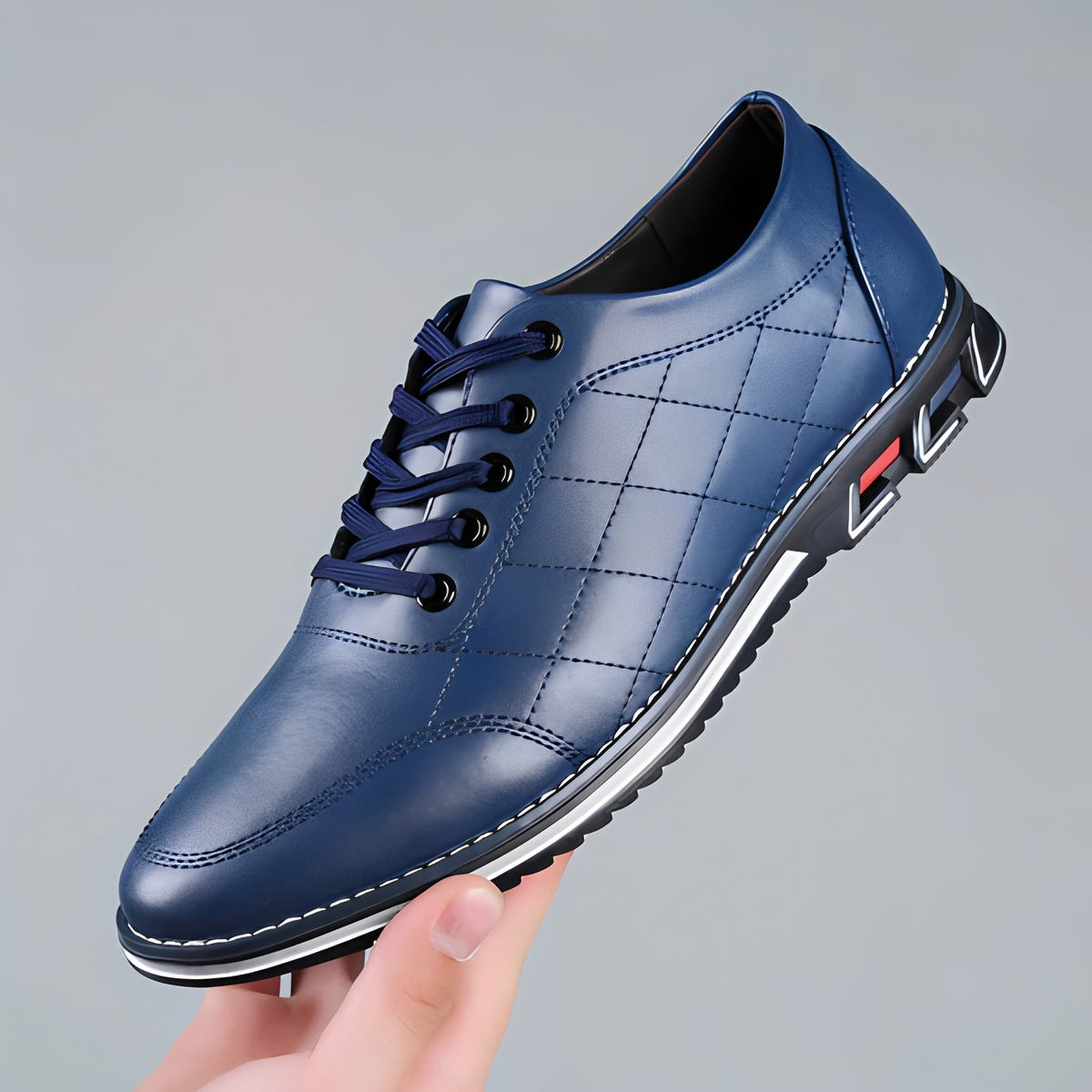 Edvin - Zapatos de hombre con cordones, casuales y a la moda