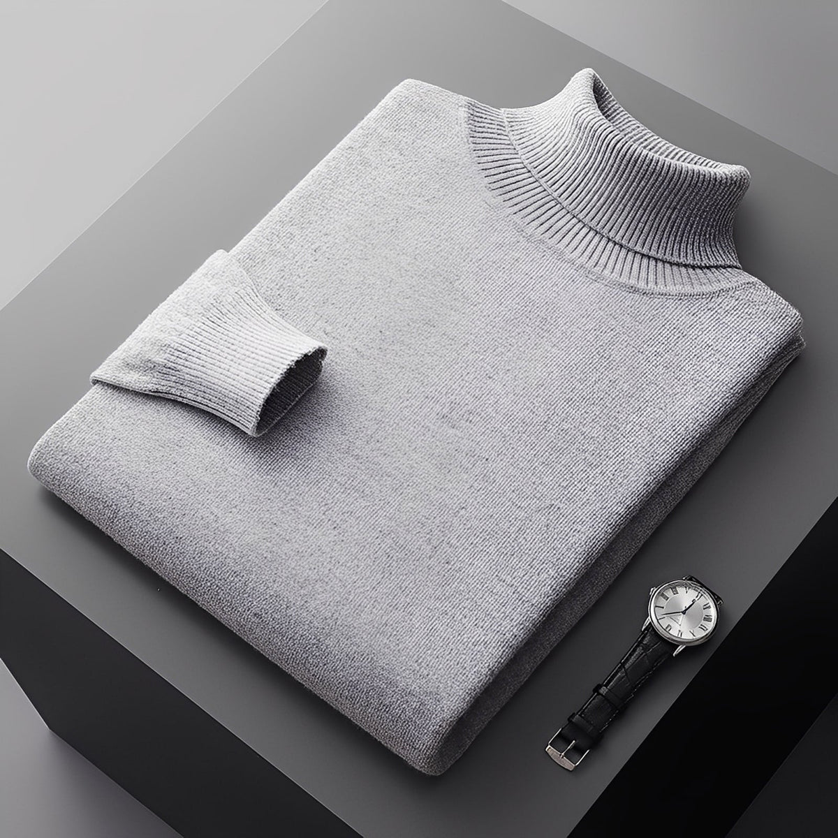 Osborn - Jersey de cuello alto sofisticado y suave