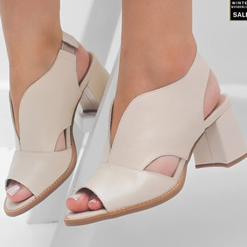 Anita - Sandalias Elegantes con Punta Abierta