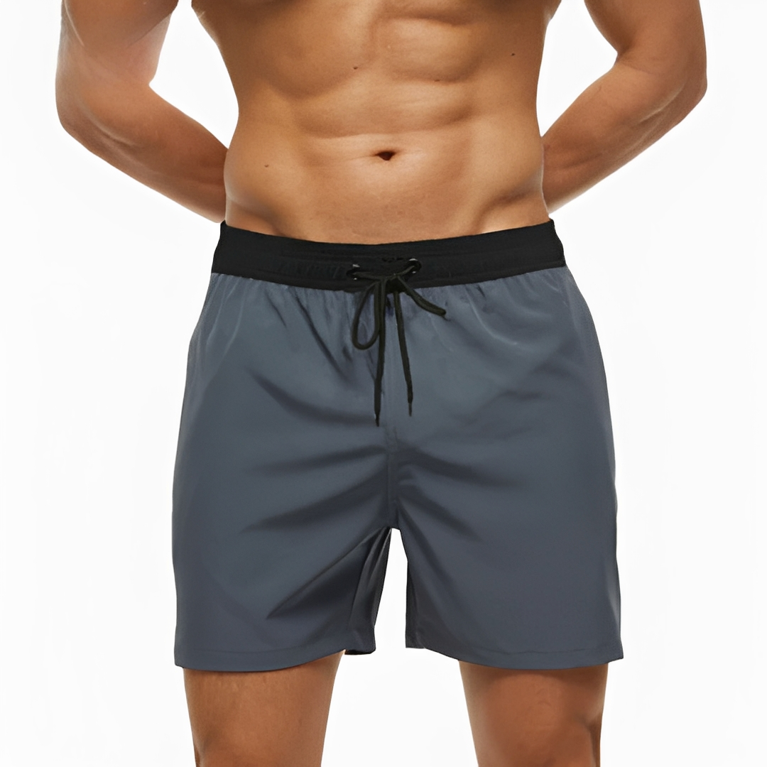 Brenz – Shorts de baño para hombres – confortables para días soleados