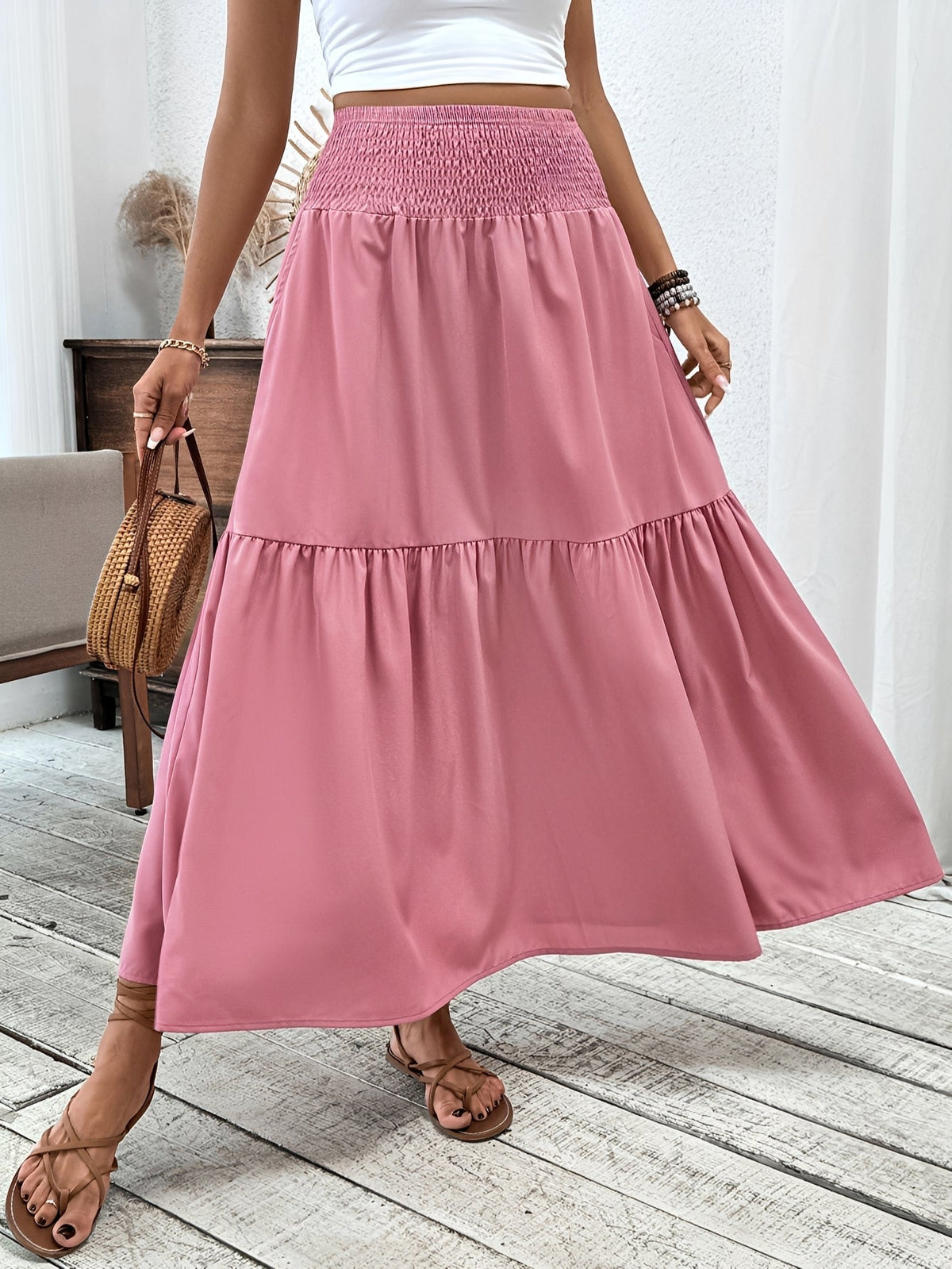 Zakaria - Falda Floral Elegante