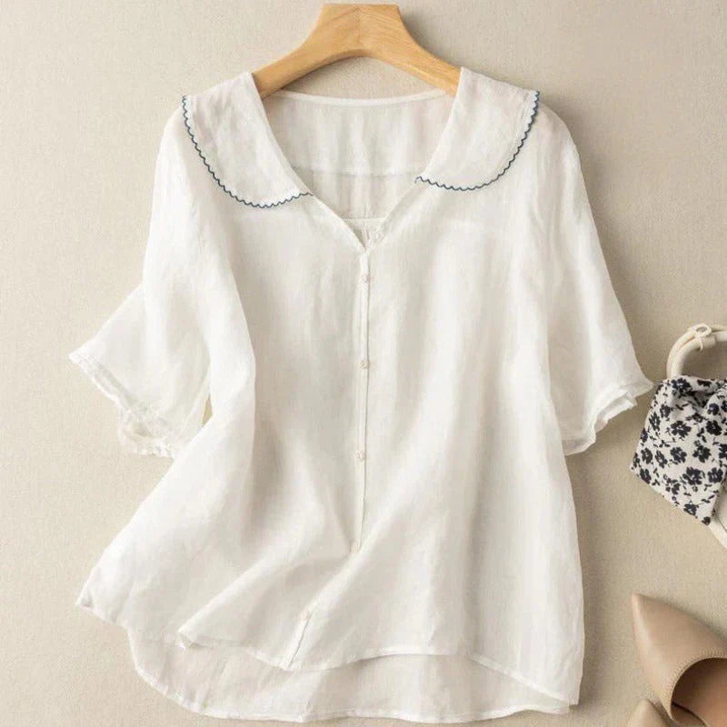 Kristi- Elegante blusa de verano para damas