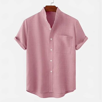 Garrett - Camisa Cómoda de Manga Corta