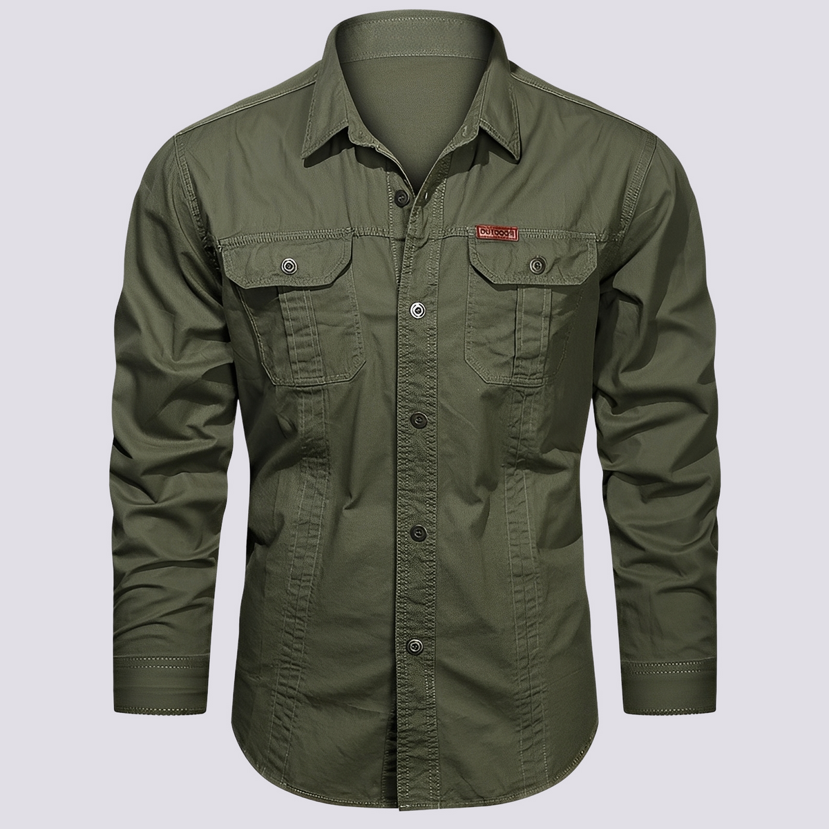 Franklin - Camisa Casual de Manga Larga