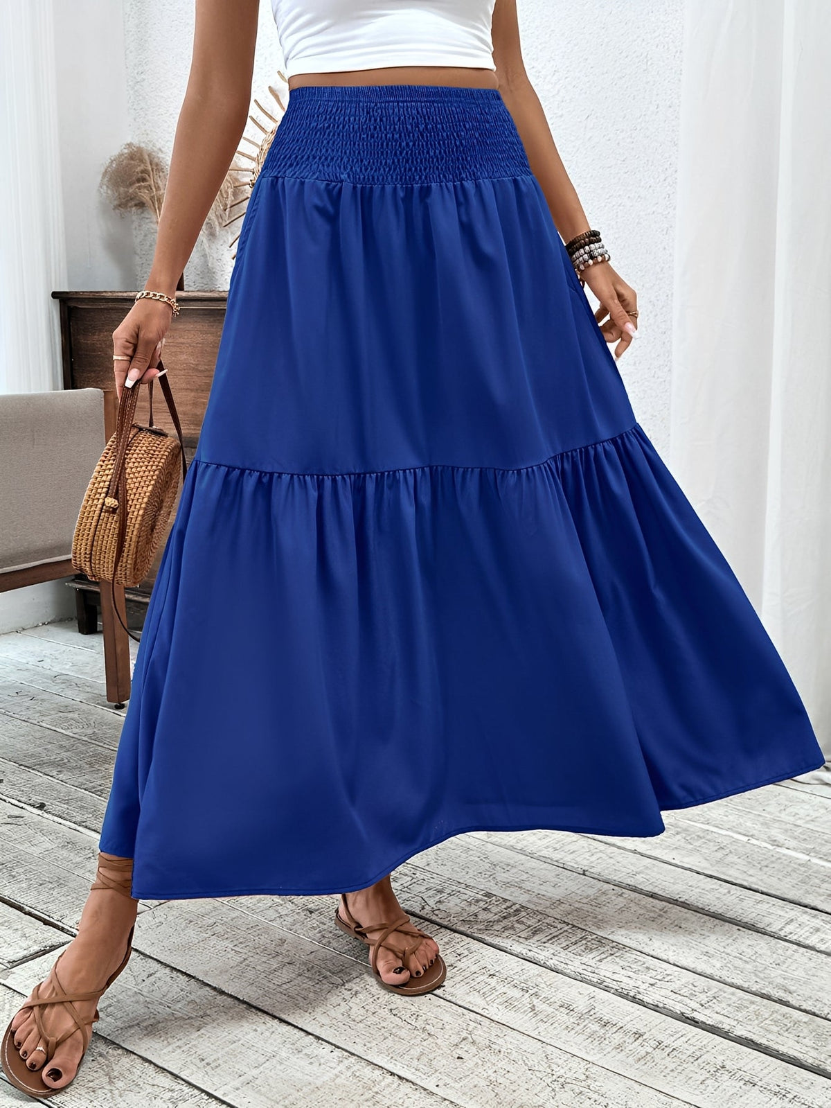Zakaria - Falda Floral Elegante