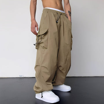 Kaleb - Pantalones cargo elegantes de ajuste suelto