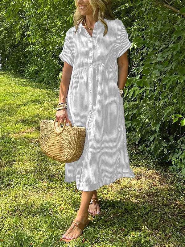 Corinne – Vestido camisa elegante para mujeres