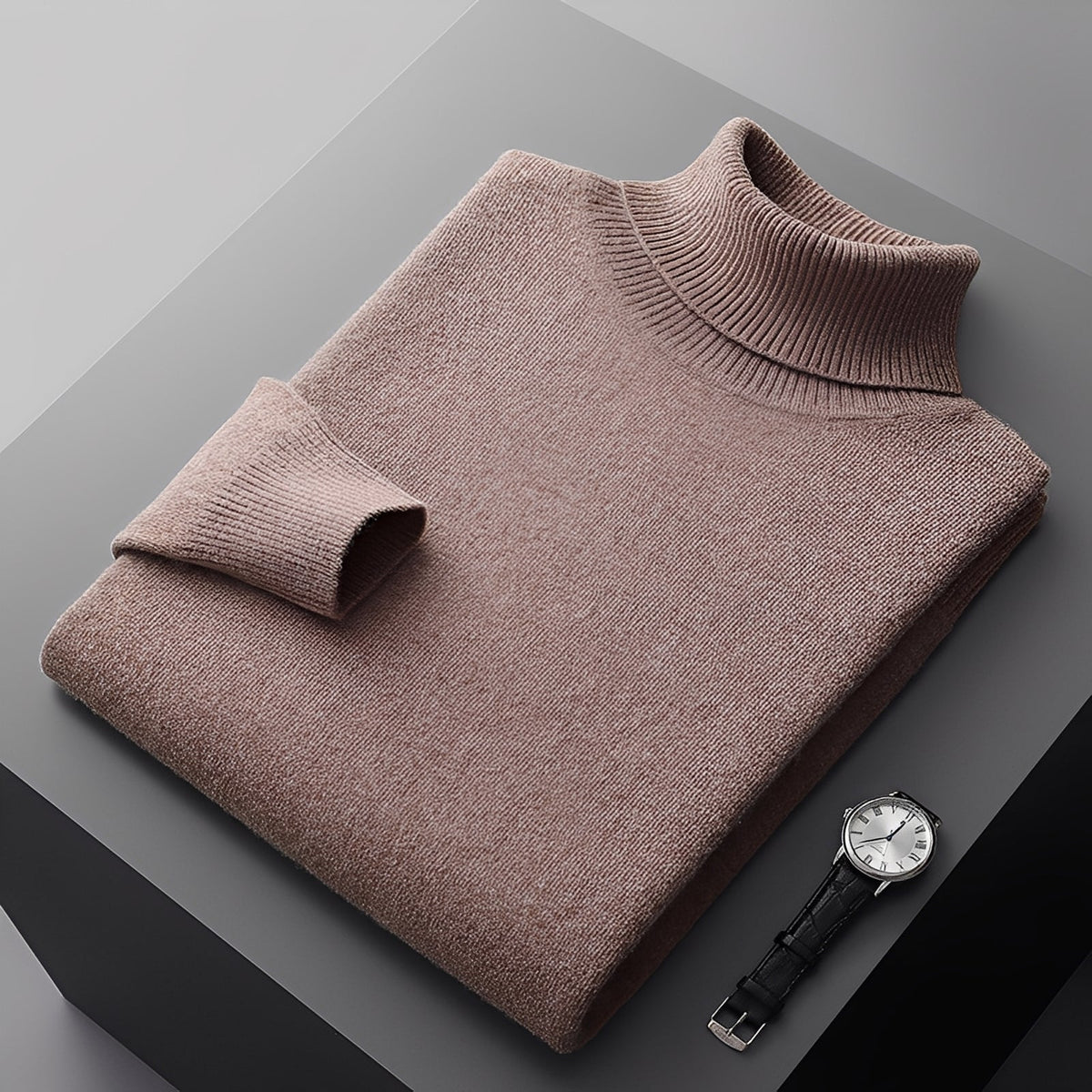 Osborn - Suéter de cuello alto con estilo