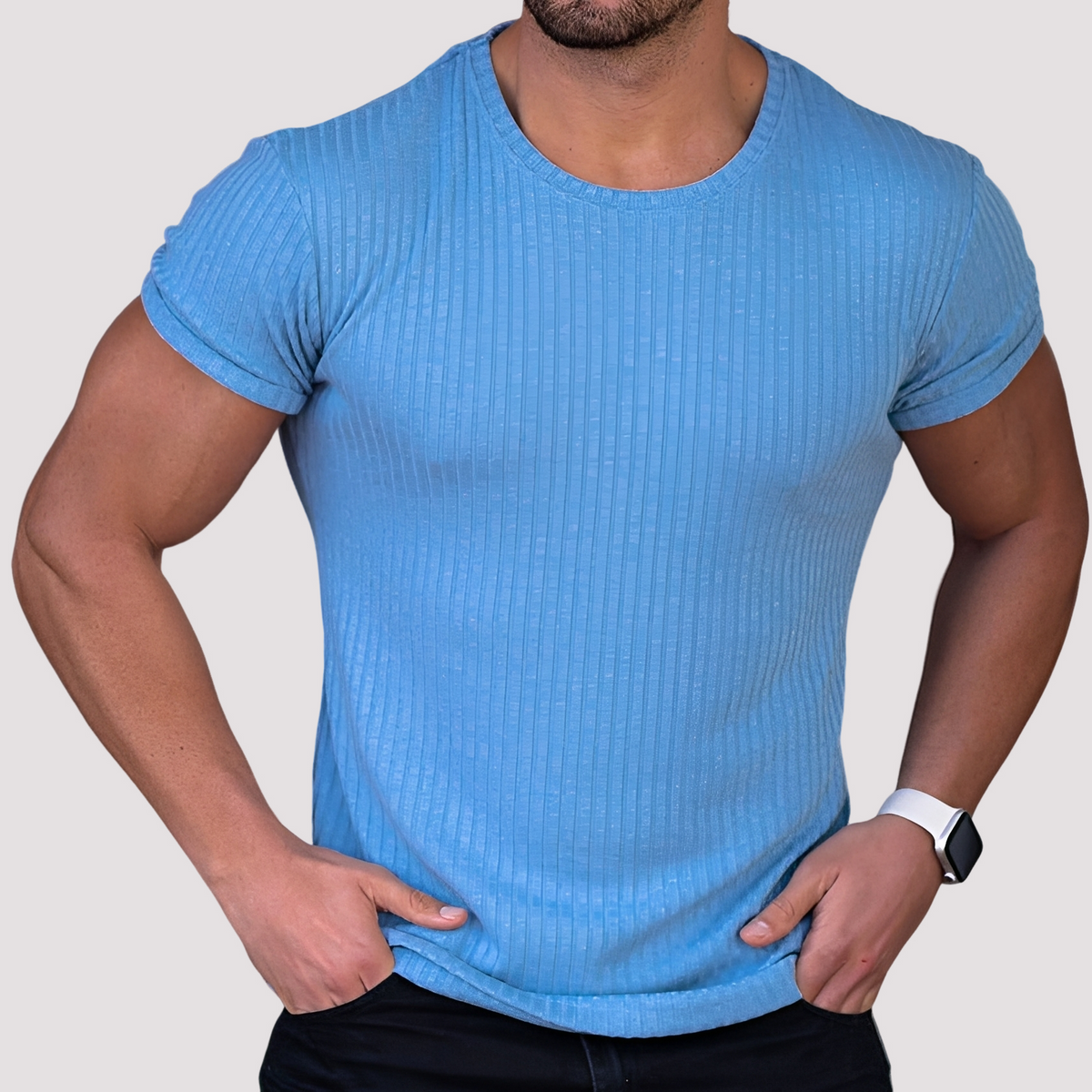 Jack - Camisetas Elásticas de Ajuste Delgado