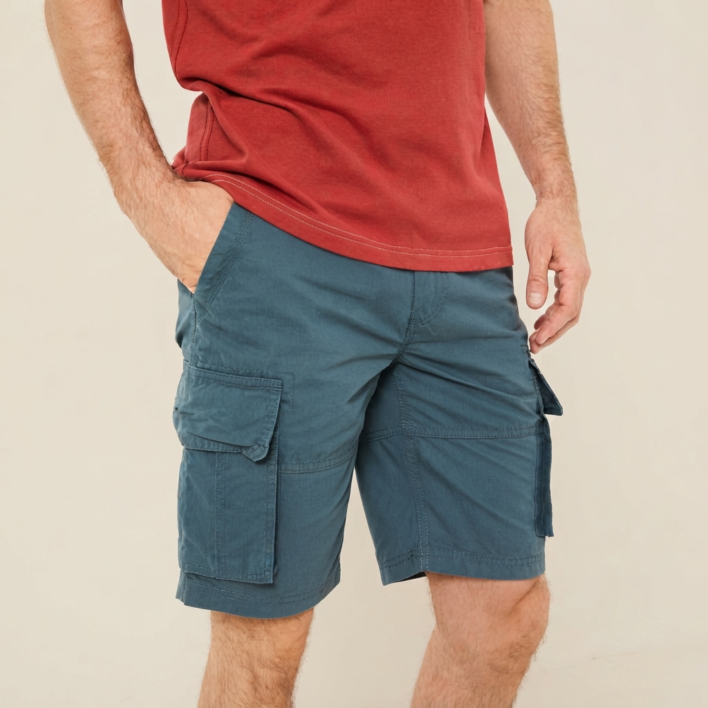 Brence - Pantalones Cortos Cómodos de Carga