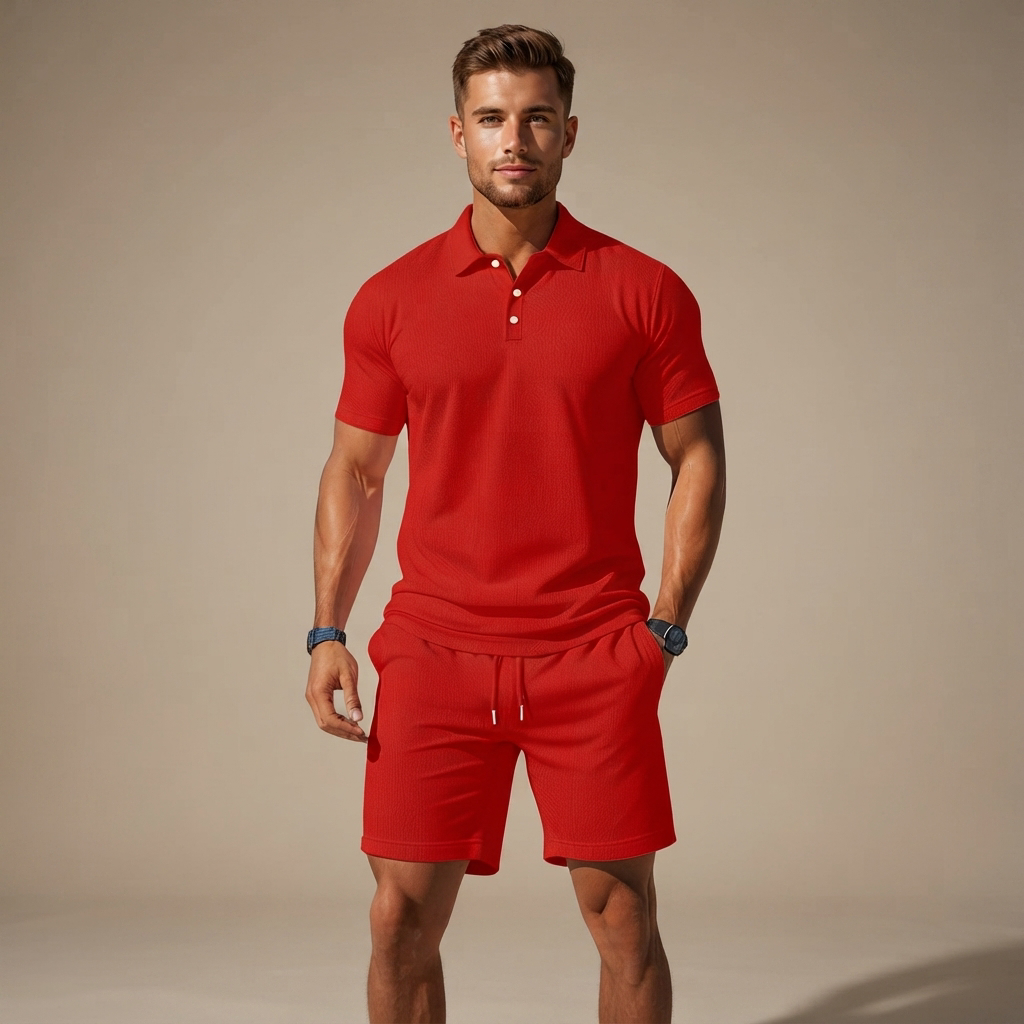 Ollie - Conjunto Casual Agradable y Fresco de Pantalones Cortos