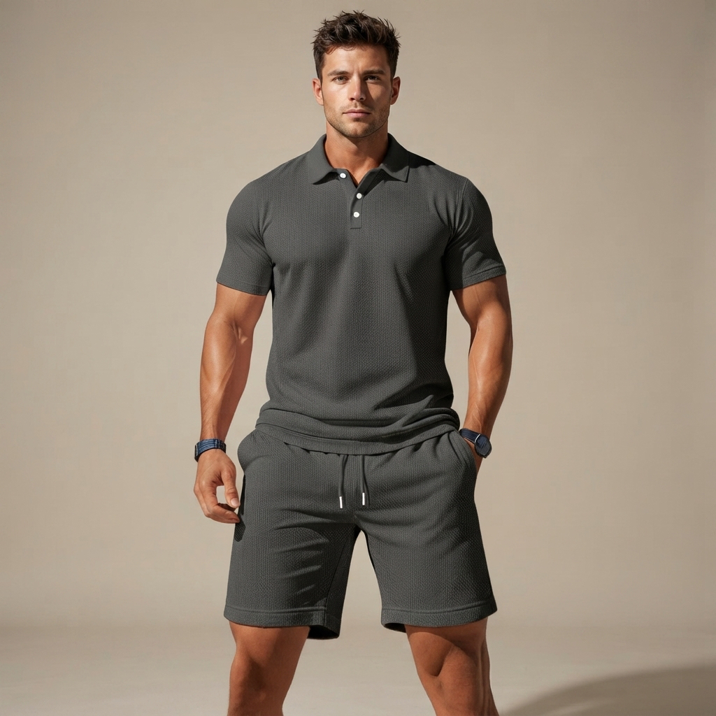 Ollie - Conjunto Casual Agradable y Fresco de Pantalones Cortos
