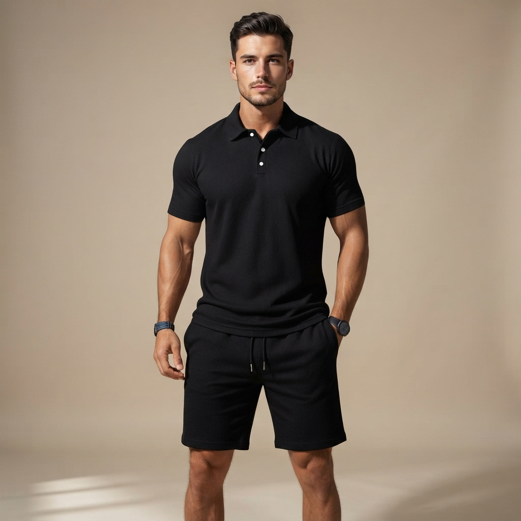 Ollie - Conjunto Casual Agradable y Fresco de Pantalones Cortos