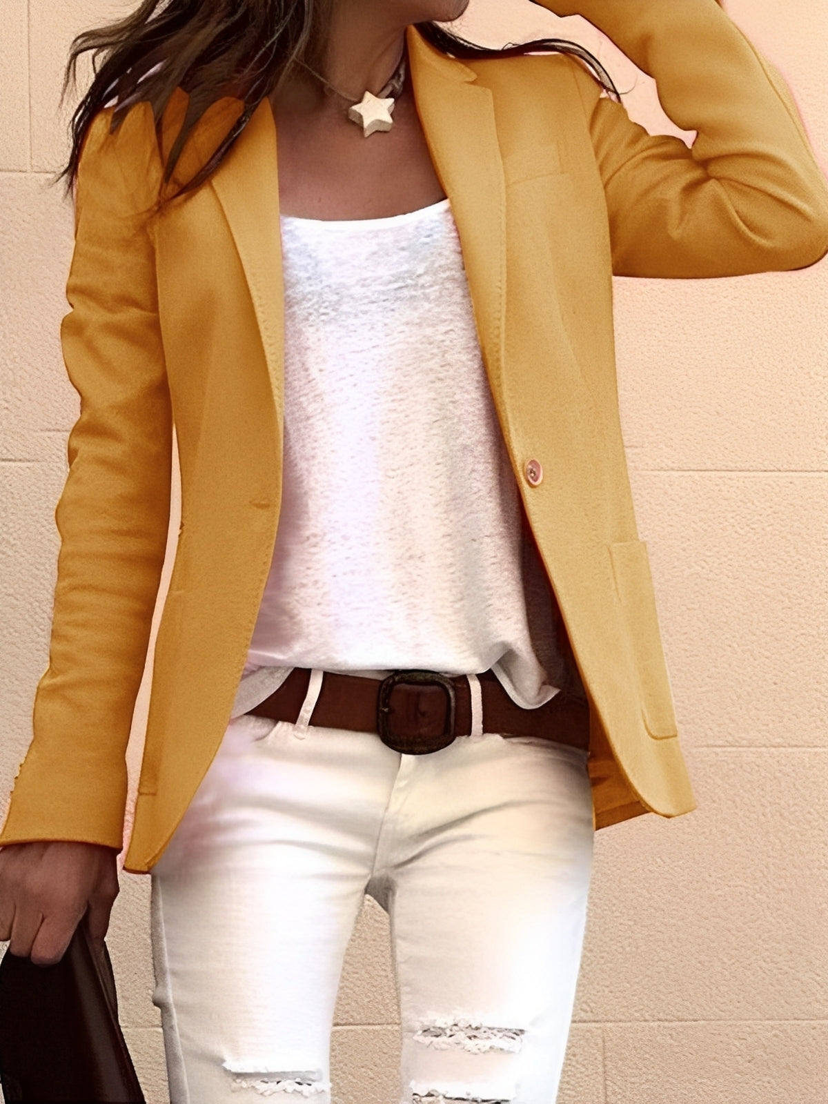 Leonie - Chaqueta casual y elegante de corte ajustado para damas