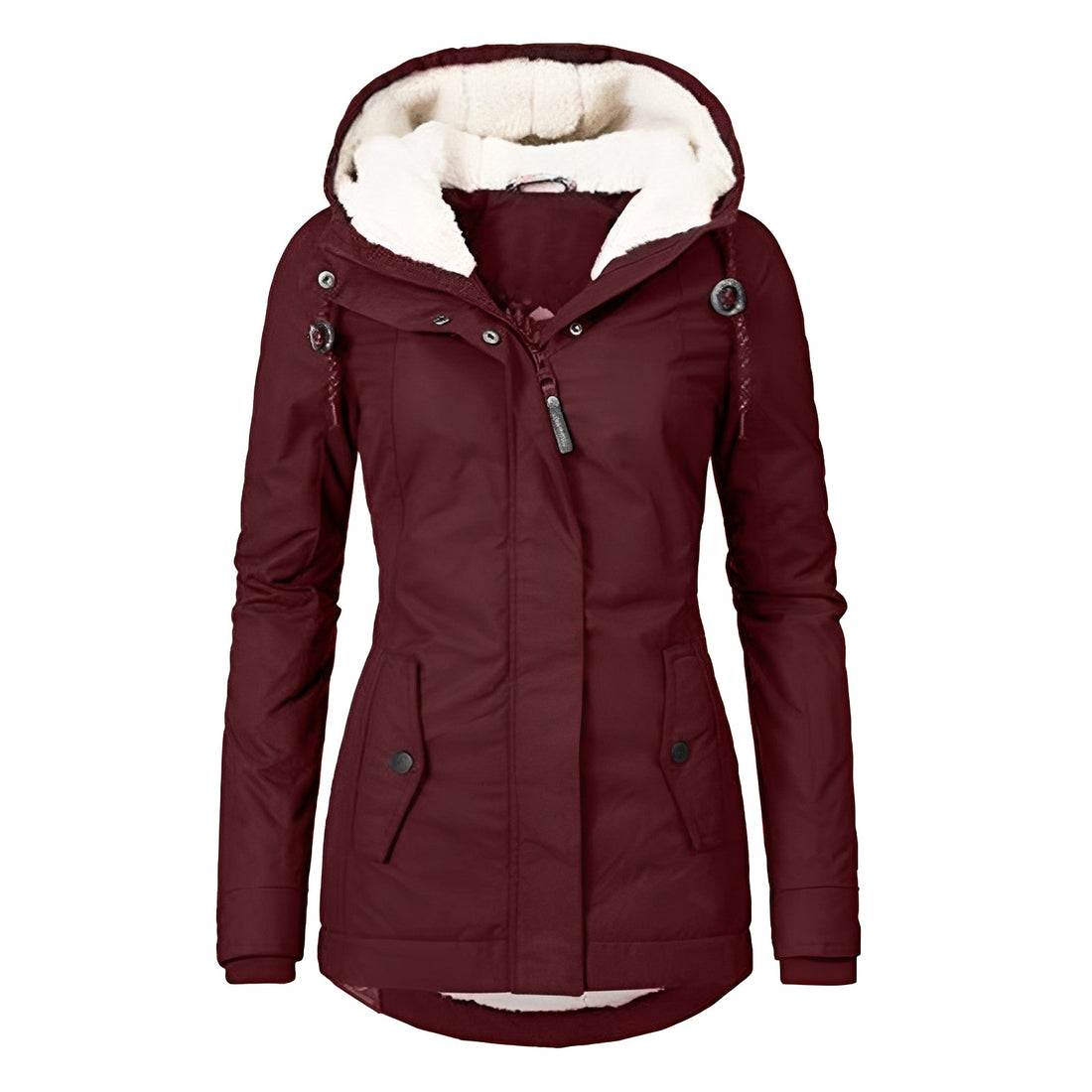 Earleen - Chaqueta confortable y abrigada con capucha