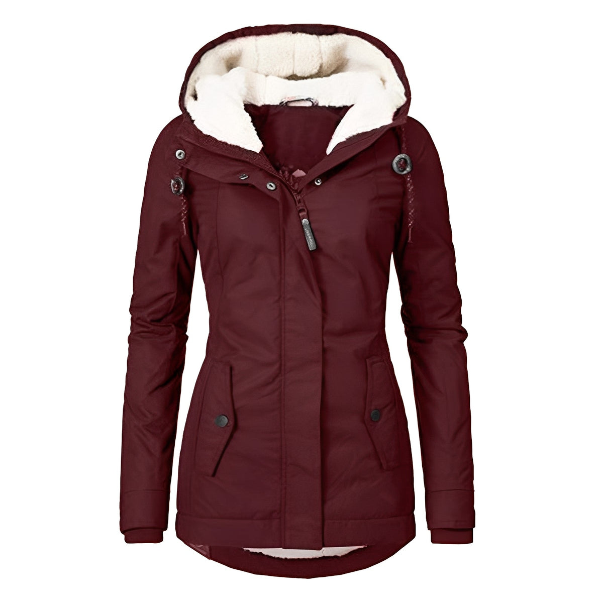 Earleen - Chaqueta confortable y abrigada con capucha