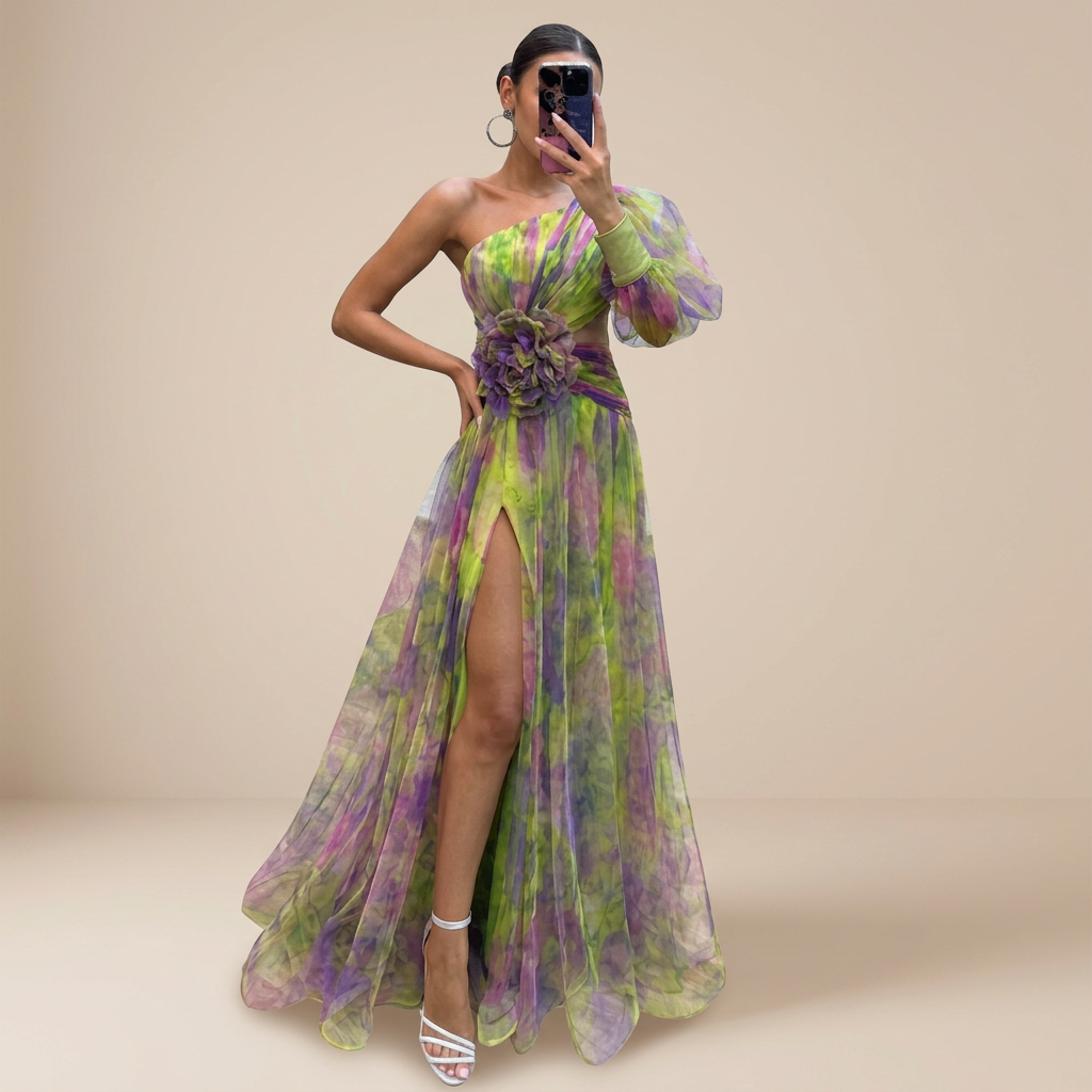 Dianna - Encantador Vestido Maxi de Tul